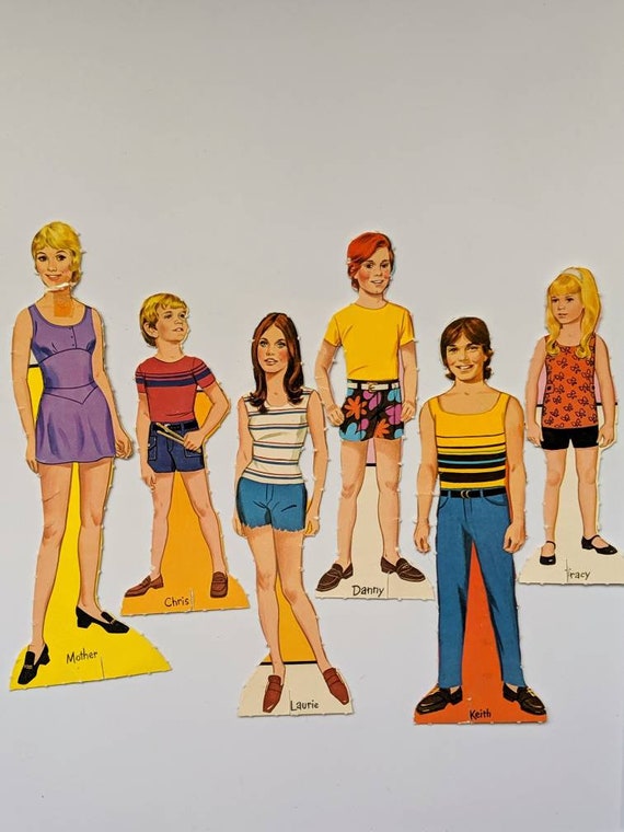 partridge family paper dolls