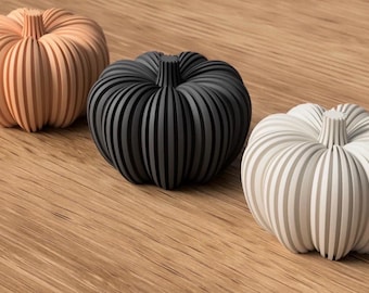 3D Printed Pumpkin Decoration, Fall Home Decor
