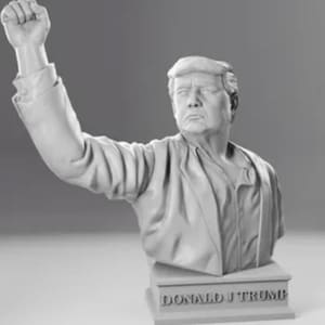 Donald Trump Bust Massive with Name