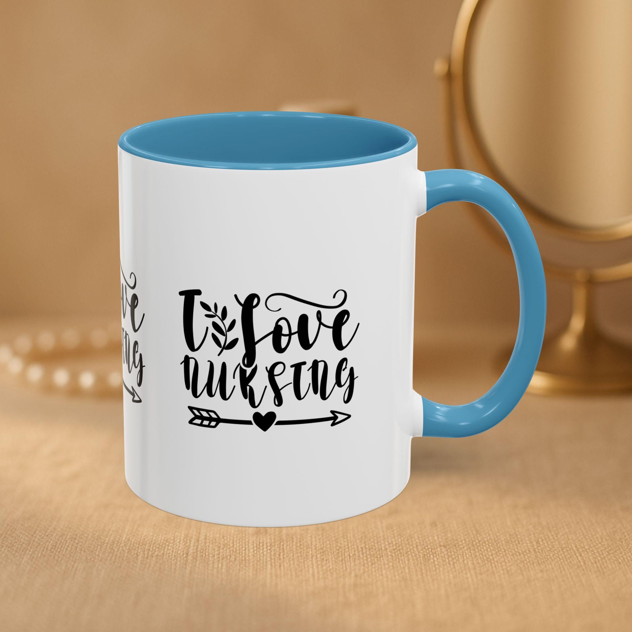 I Love Nursing Mug | Nurse Appreciation Gift | Cute Arrow Heart Coffee Cup  for RN LPN CNA | Graduation Gift for Nurses | Healthcare Hero Mug - Etsy