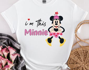 I’m This Minnie Birthday Shirt, Disney Birthday Tee, Disneyland Birthday Trip, Birthday Princess, Minnie Birthday Girl, Disney Birthday Gift