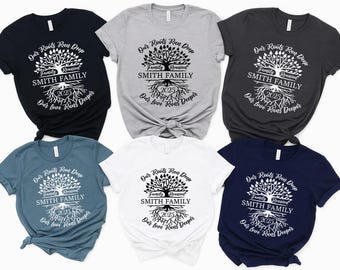 Custom Family Reunion Shirt, Personalized Family Name Tee, Matching Reunion Shirt, Family Gathering Shirt, Summer Trip Shirt, Reunion Party