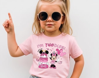 Minnie Two Birthday Tee,  Disney Toddler Party Shirt, Mouse Twodles Sweasthirt