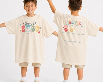 Graduation Memory Shirt Handprint School Keepsake Student Sweatshirt Senior Class Tee