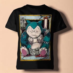 Maglietta Pokémon per bambini - Stampa 3D colorata | Maglietta estiva girocollo per bambini e bambine | Maglietta con cartoni animati | Moda casual streetwear