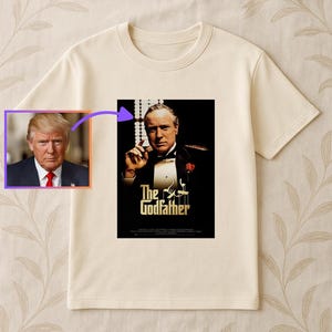 Custom Godfather Shirt, Personalized Tee, The Godfather Movie Poster Shirt, Gift for Him, Funny Custom Tee, Mafia Shirt, custom shirts