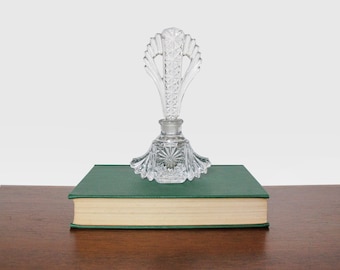 Art Deco Crystal Perfume Bottle by Irving W Rice and Co