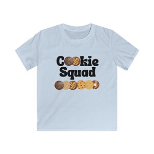 Girl Scouts Cookie Squad Kids Tee, Fun Shirt for Young Cookie Lovers, Cookie Dealer, Cookie Boss, GSA Scout Mom, Scout Booth Essentials image 5