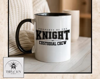 Personalisierte Schulwächter-Kaffeetasse, individuelles Maskottchen-Hausmeister-Anerkennungsgeschenk, Wartungspersonal-Ende des Jahres Danke, 11 und 15 Unze