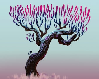 Tree Series: Sprouting Tree - Limited Edition Print