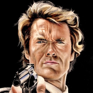Clint Eastwood A4 Photoprint