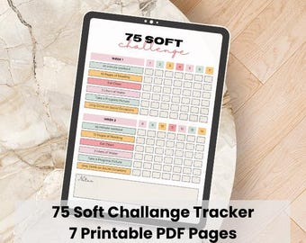 75 Soft Challenge Tracker Printable PDF