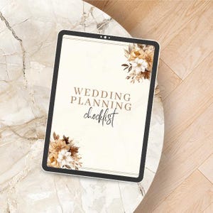 Wedding Planning Checklist | Printable Wedding Organizer | Ultimate Wedding To-Do List | Instant Download