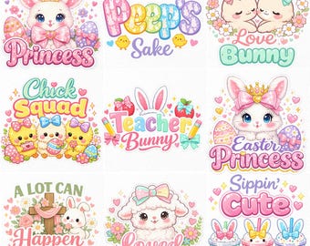 9+ Easter Mega Bundle png, Easter Png bundle, He Is Risen Png, Easter kids Png bundle, Mama Easter Vibes Png, Hoppy Easter Babe Png