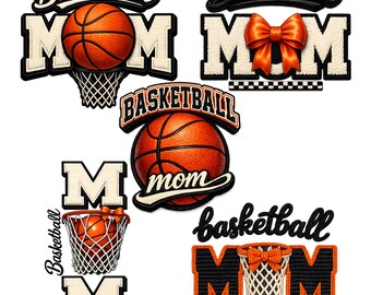 5 Basketball PNG Bundle, Game Day Mom Shirt Png, Baketball Season Png Design, Sport Sublimation, Basketball Mom Clipart (Digital Download)