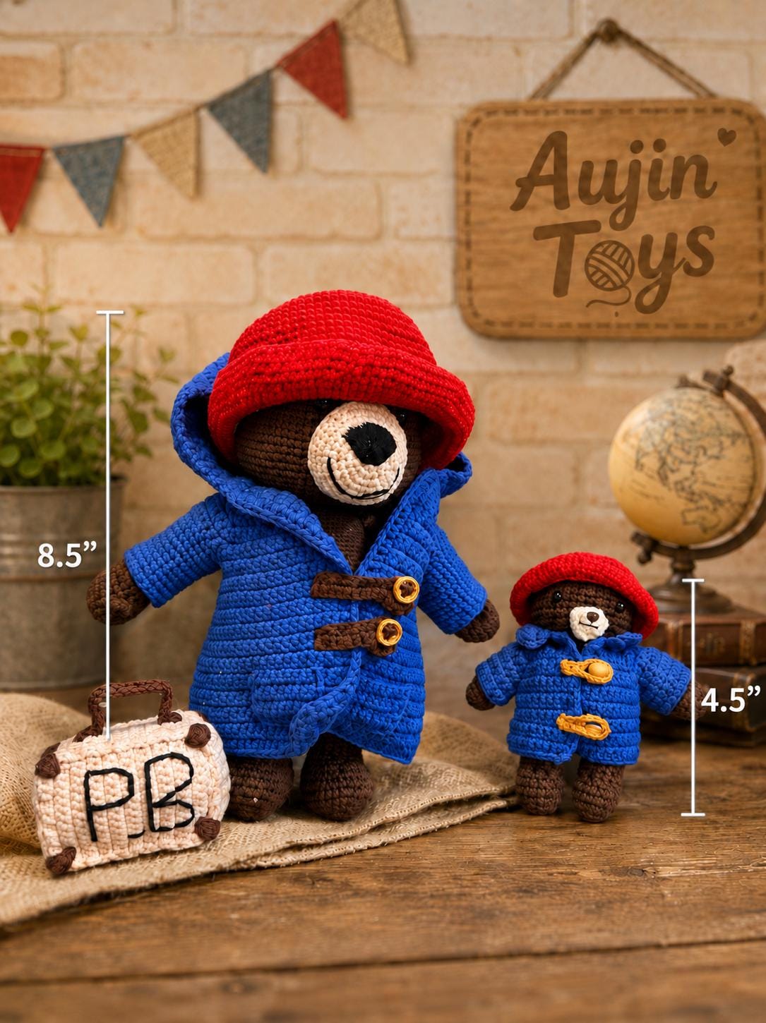 Paddington Keychain Plush - Etsy