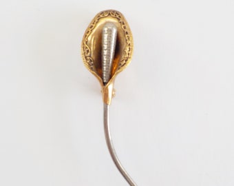 Vintage Caladium Flower Pin Elegant Vintage Calla Lily Brooch