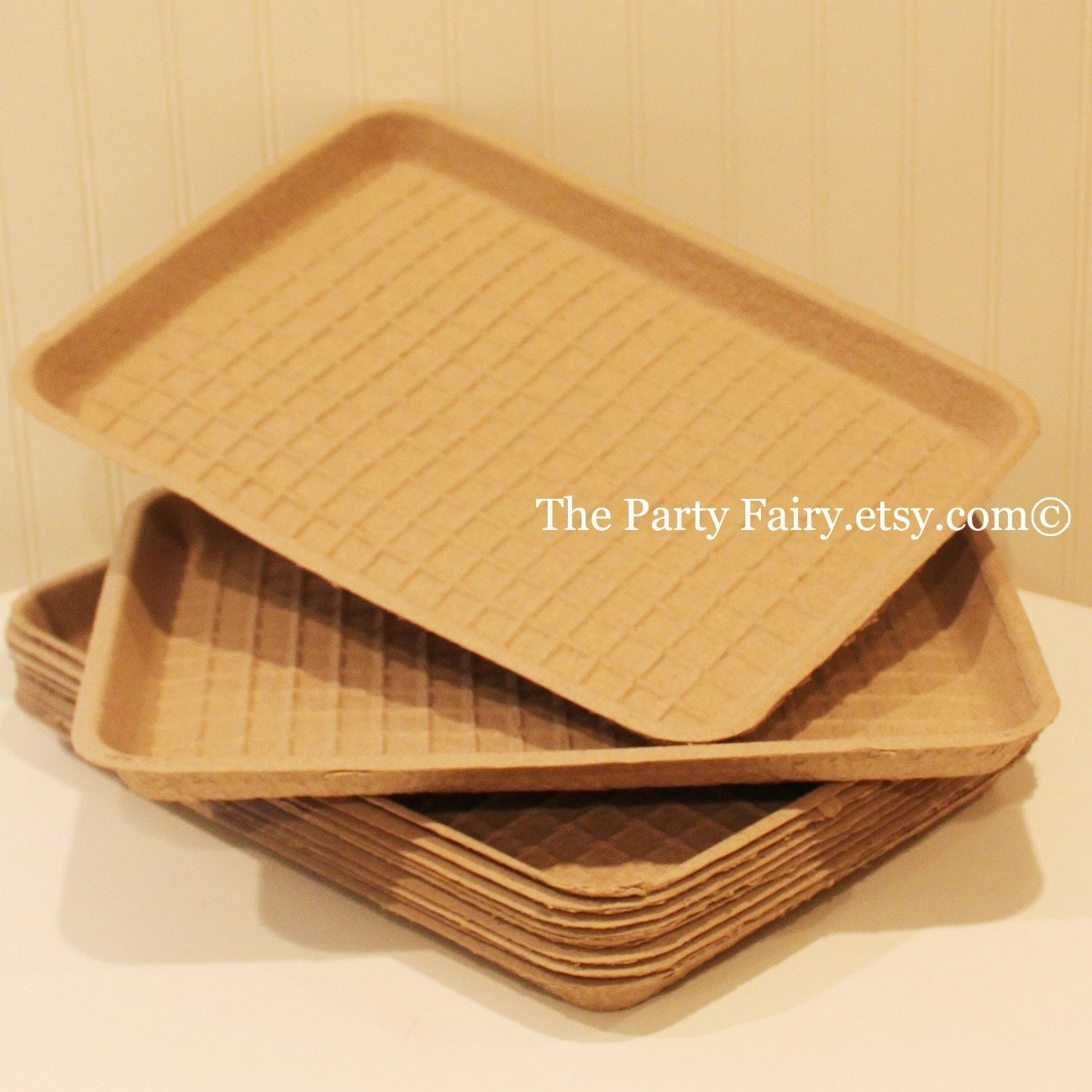 Brown Kraft Cardboard Food Tray 6 Paper Food Trays Strong Etsy