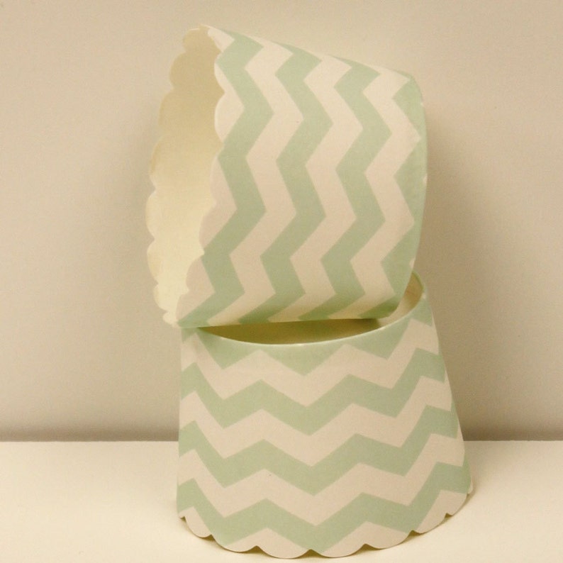MADE IN USA Drinking Straws Green Paper Straw Mint Wedding Straws Mint Chevron Straws Paper Straws Baby Shower 25 Mint Paper Straws