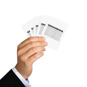 Custom pokerspeelkaarten met stalknecht ontwerp, perfect voor bruiloften, spelletjesavond, cadeaus, vrijgezellenfeest, kaartspellen
