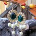 Cascading Tudor Earrings - Custom Renaissance Medieval Jewelry