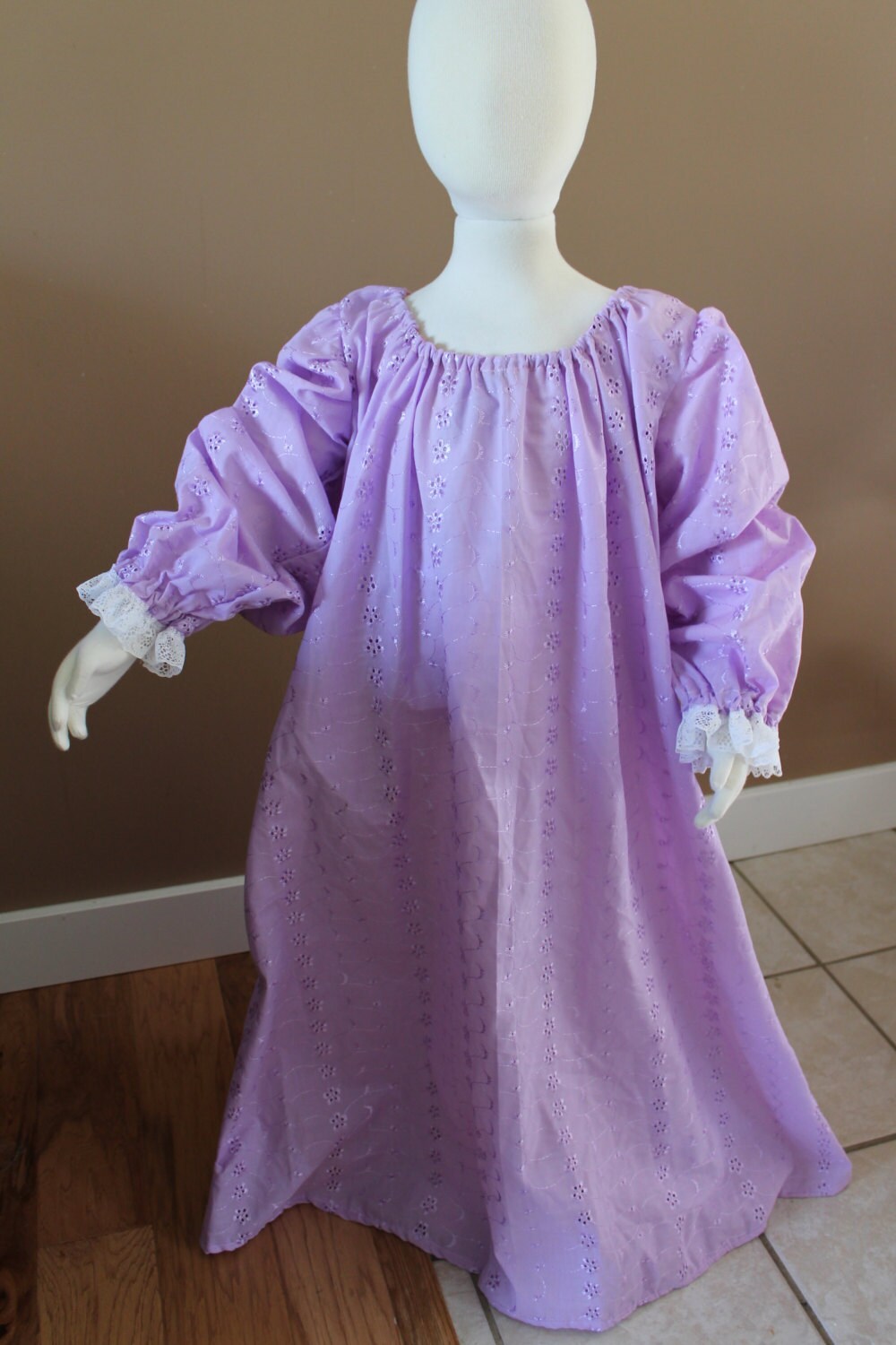 Girls Lilac Chemise Cotton Childs Fairy 