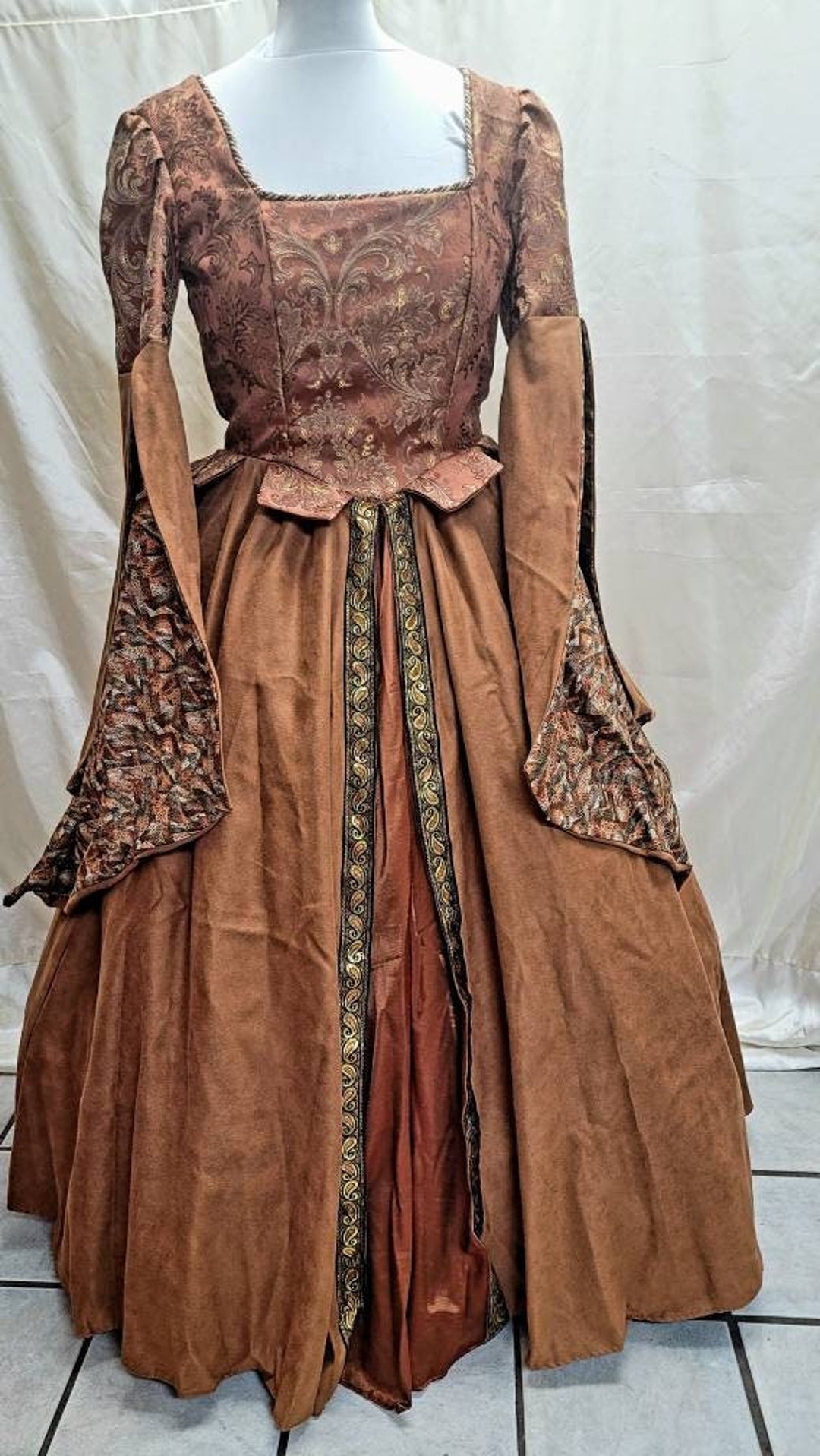 bust-43-sunset-tudor-anne-boleyn-dress-game-of-thrones-etsy