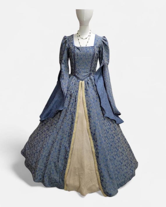 anne boleyn blue dress Anne Boleyn Tapestry Needlepoint Kit