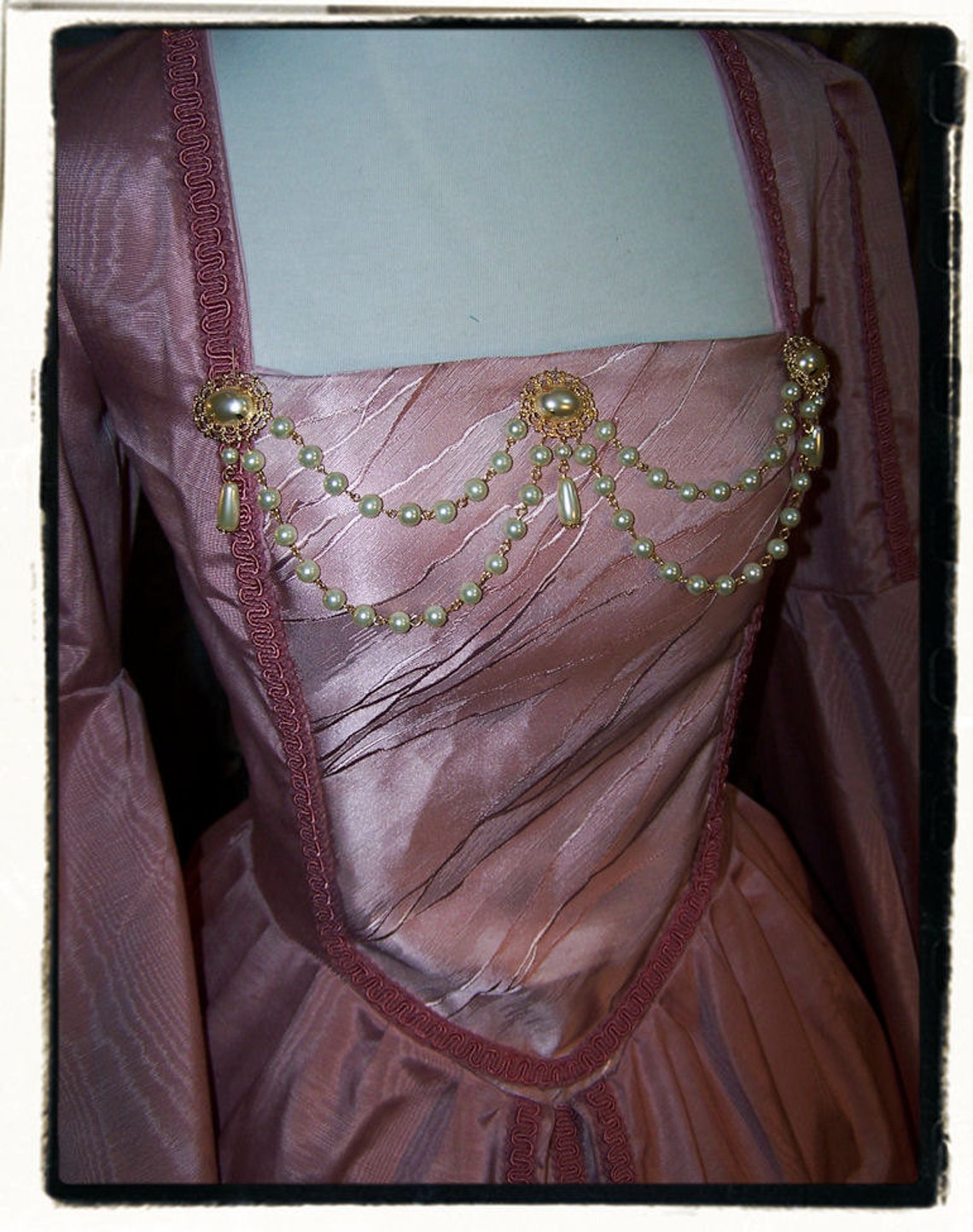 Princess Pearl Tudor Renaissance Bodice Jewelry Jewels - Etsy