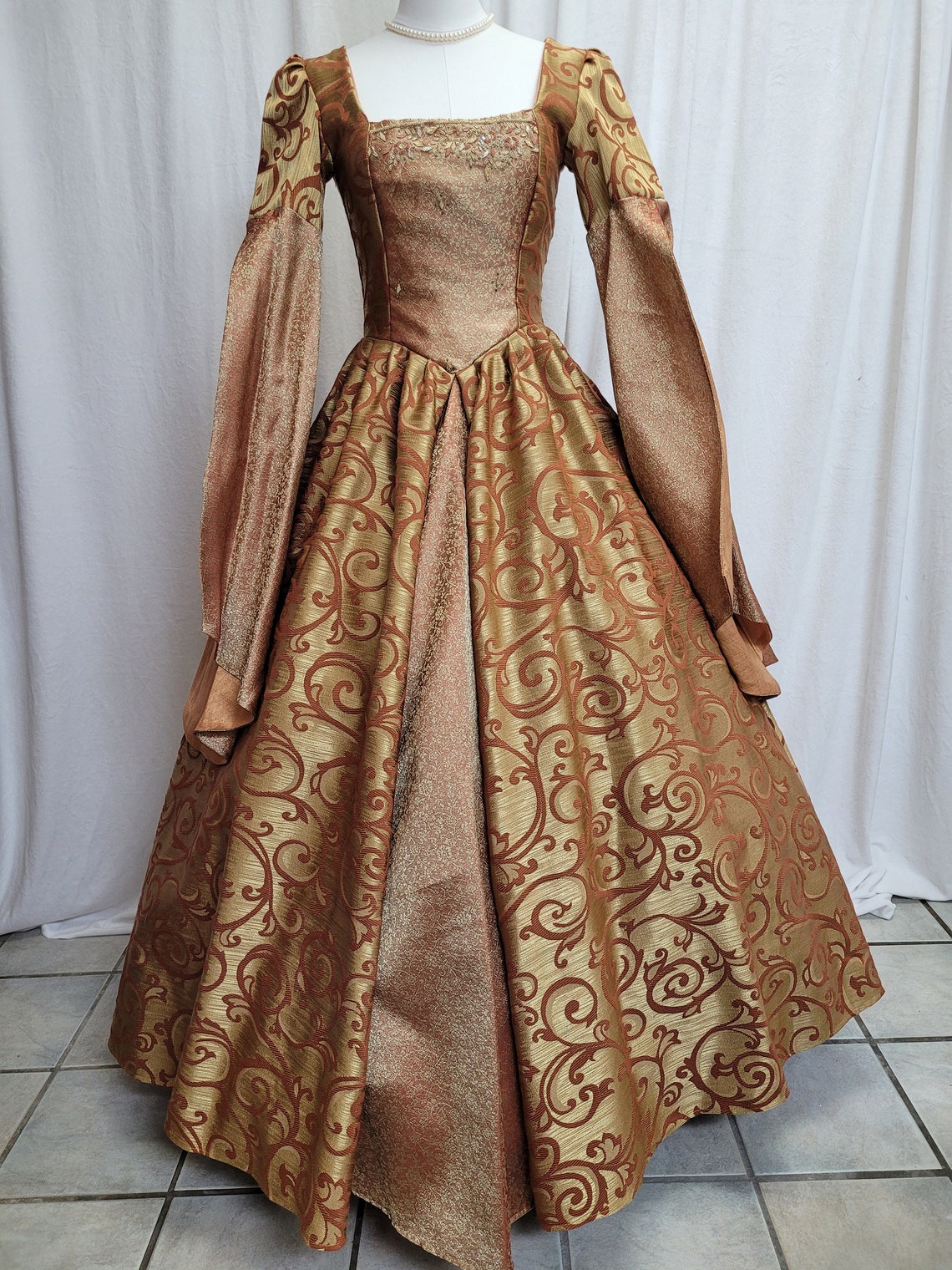 Gold Medieval Dress