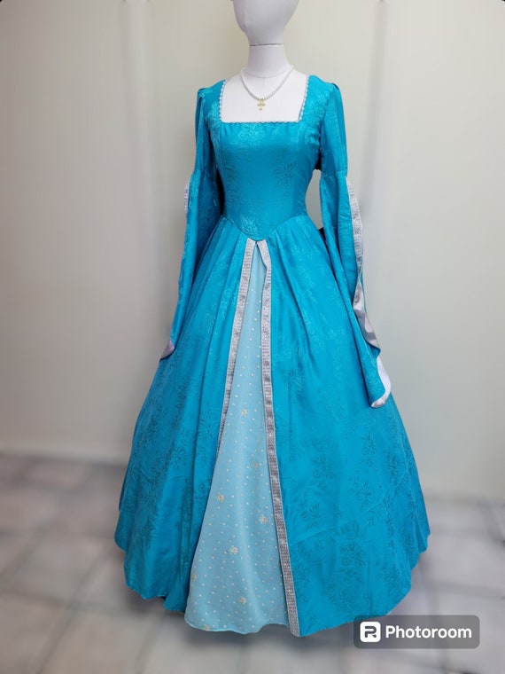 blue tudor dress Tie Dye Dress Kiana Dark Grey – Thaluta main image 0