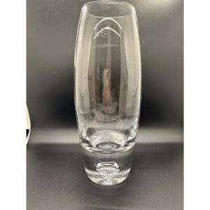 Klare Kunst Glasvase Controlled Bubble Base 10 &quot;x 4,5&quot; Zylinder Wohnkultur