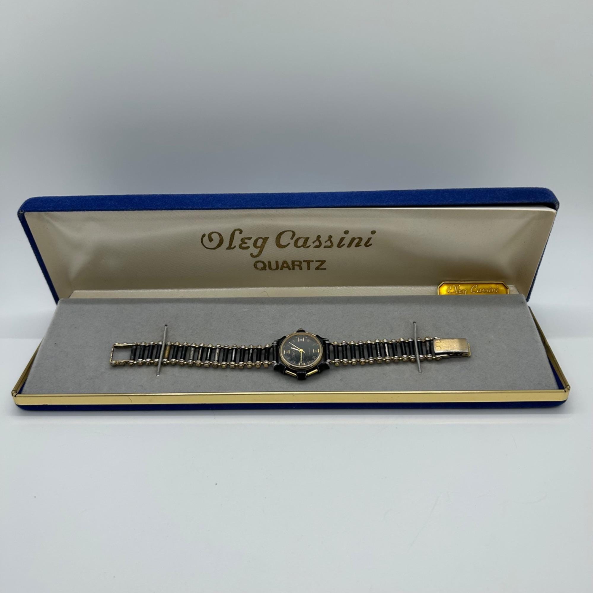 Vintage Classic Reto Oleg Cassini Tank Style Watchwith Roman Numerals Oleg Cassini Women main image 2