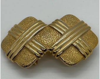 Vintage Accessocraft NYC Gold Hammered Disc Belt Front / Centerpiece 9” — 1970s vintage accessocraft nyc Gold Medallion Belt 70 main image 3