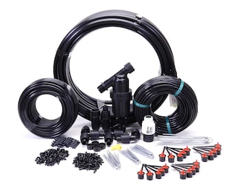 Deck Garden Drip Irrigation Kit | Potted Plant Watering System