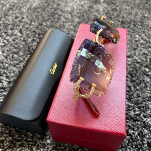 Cartier Big C Wire Diamond Sunglasses