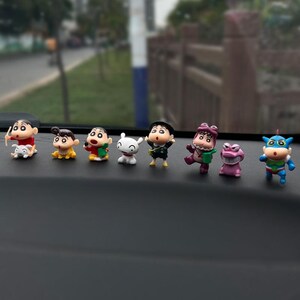 Crayon small new series 2024 new car decoration car accessories center console co-driver cartoon decoration