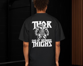 Camiseta de gimnasio Thor Thunder Thighs: Regalo divertido para levantadores de pesas