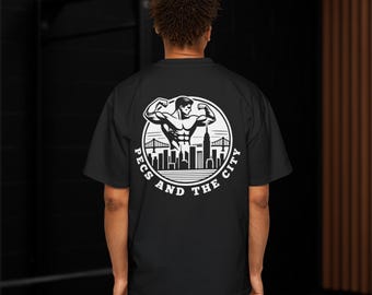 Camiseta parodia de Pecs and the City / Camiseta divertida para el gimnasio