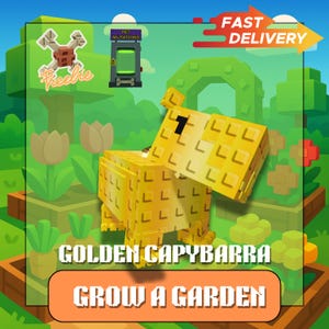 Golden Capybarra + 200t BoneBlossom Freebies [Limited Offer] | Grow a Garden - Fast delivery (2in1 - promo)