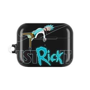 Rick und morty AirPods Hülle, lustiges Anime Accessoire, Geschenk für Fans, Geeky Tech Cover, einzigartige Ware, schützt YourPods