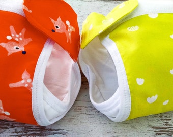 Patrón de costura de cubierta de pañal. Funda para pañales DIY PD.F. Funda elástica para pañales. Tamaño recién nacido.