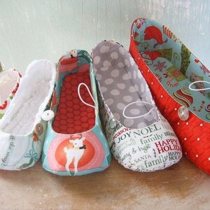 SALE Shoe Sewing Pattern PDF Vintage Flair flats sizes newborn to women's size 11 image 2