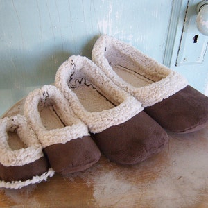 SALE Shoe Sewing Pattern. PDF Sewing Pattern.  Lambs Wool Loafers newborn to Women's size 11.  Slippers.