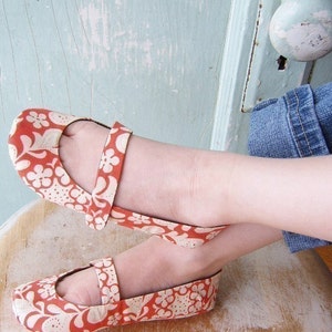 Shoe Pattern PDF Mary Jane flats child size 8 to 12 image 4