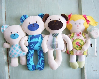 Butterick 4149 216 1980年代 GOLDILOCKS 3匹のクマのパターン 12