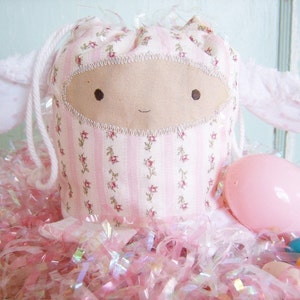 PDF Sewing Pattern - Baby Lamb Drawstring Treat Bag