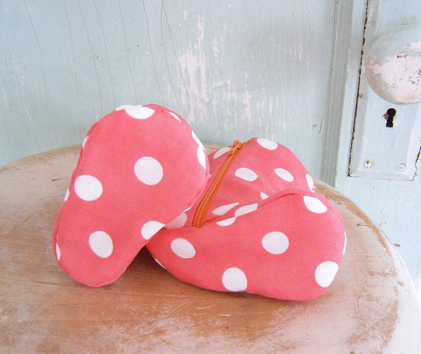 red leather booties zipper