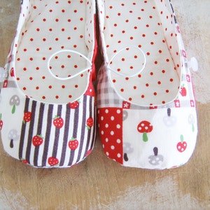 SALE Shoe Sewing Pattern PDF Vintage Flair flats sizes newborn to women's size 11 image 3