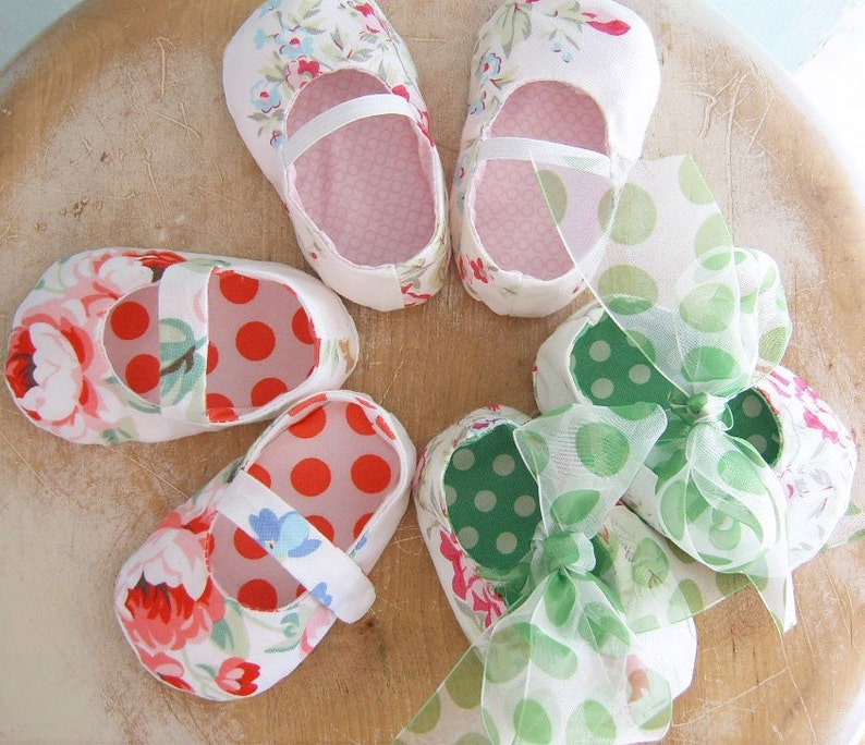 DIY Baby Shoe Sewing Pattern. Shoe Sewing Pattern. Baby Sewing Pattern. 2 for 1 Pattern. Sewing Pattern Sale. image 2